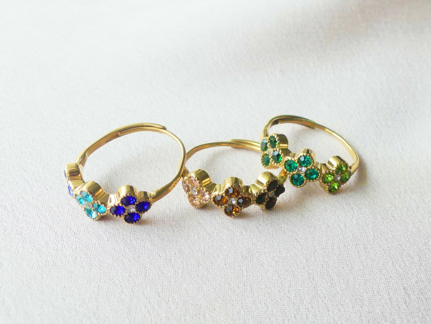 Bague « Stella » Ajustable en Acier Inoxydable waterproof